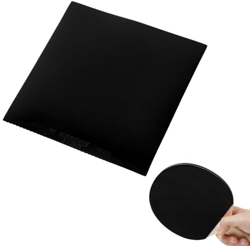 Jadeshay Bordtennis Gummi - Ping Pong Gummi för bordtennis fladdermöss rackets sport (svart)