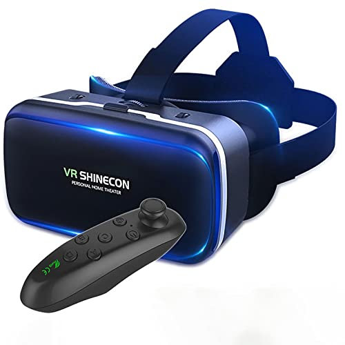 Virtual Reality Headset, VR Headsets Compatible For IPhone And Android Smartphones, Full Screen Visual Wide Angle VR Glasses Box For Kids To Play VR Games/3D Movies Anti Blue Light(Y1)