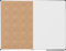 Legamaster UNITE Lavagna combinata – 90 x 120 cm – Lavagna bianca magnetica e scrivibile – Lavagna in sughero per rifinire immagini e piani in 100% sughero naturale