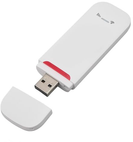 Módem WiFi USB 4G LTE, Enrutador 4G Portátil de 500 Mbps con Ranura para Tarjeta SIM, Enrutador de Punto de Acceso de Viaje Portátil, Dongle USB 4G LTE, Admite hasta 10 Usuarios