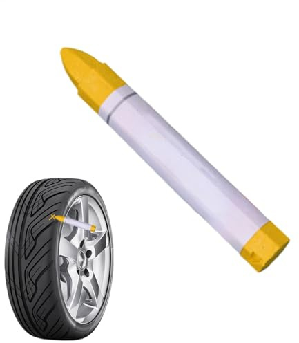 Pluma De Pintura Para Neumáticos Automotrices - Bolígrafos De Marcado Impermeables A Base De Aceite Herramientas De Graffiti Y Amarillo | Letras De Neumáticos, Marcadores De Pintura De