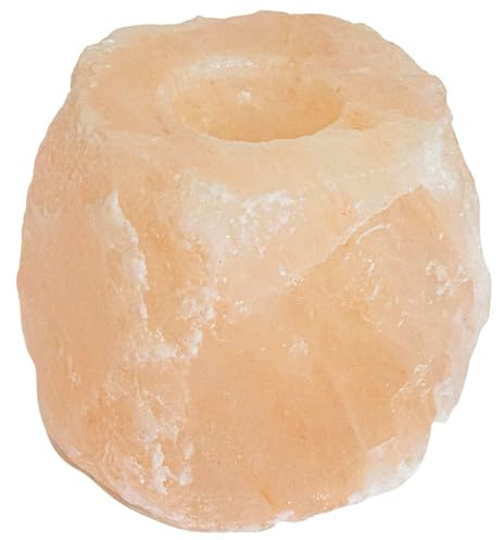 vidaXL Saltsten Ljuslyktor Rosa Bergsalt, Vardagsrum, stilig ljushållare, dekorativt ställdon, bergsalt, mysig belysning