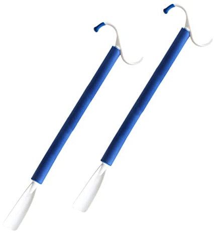 GANAZONO 2pcs Shoehorn Dressing Stick Long Handled Boot Shaper for Elderly Disabled Pregnant Professional Lifter