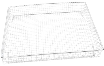 LALADEFIEE Grille de Refroidissement Antiadhésive pour Air Fryer Panier INOX Polyvalent pour Pain Gâteaux Pâtisseries Égouttoir Ustensiles Accessoires Pâtisserie 252X290X52Mm