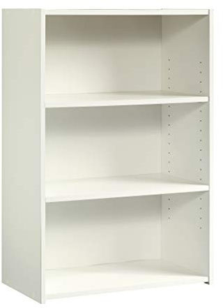 Sauder Beginnings 3-Shelf Bookcase/ Book shelf, Soft White finish