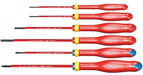 FACOM ATDVE.J6PB - Set of 6 AISLADOS PLANOS/PZ 1000 VOLTIOS DISTORNILLADORES