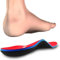 PCSsole Orthopädische Einlegesohlen für Plattfuß,Fersensporn,Plantarfasziitis, Schuhe Einlagen für Arbeitsschuhe, Sport,Schuheinlagen für Damen und Herren,Rot, EU41-42