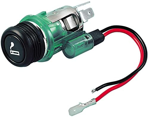 Kit accendisigari con luce completo bocchetta accendino illuminato ricambio auto universale