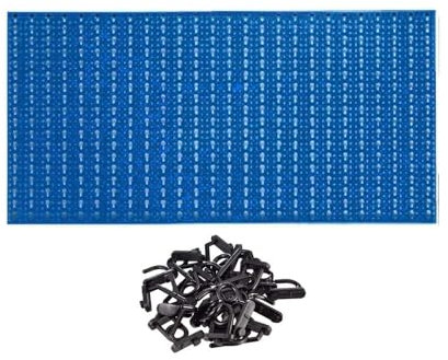 FERROELETTRA Pannello Portautensili 980x460mm in Lamiera Verniciata - Kit Ganci Incluso - Pannello Porta Attrezzi da Parete per Organizzazione Utensili - Parete Attrezzata Officina (1, Blu)