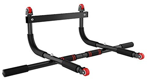 OLSKFUH Barra Orizzontale, attrezzo Ginnico per Bodybuilding Fitness Multifunzionale, Leva per Allenamento per la Forza del Telaio della Porta, carico 300 kg