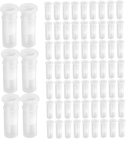 TOYANDONA 100pcs White Squeakers Replacement for Plush Toys Portable and Lightweight Abs Material Insert for Baby Toys and Pet Versatile Use for DIY Doll and Dog