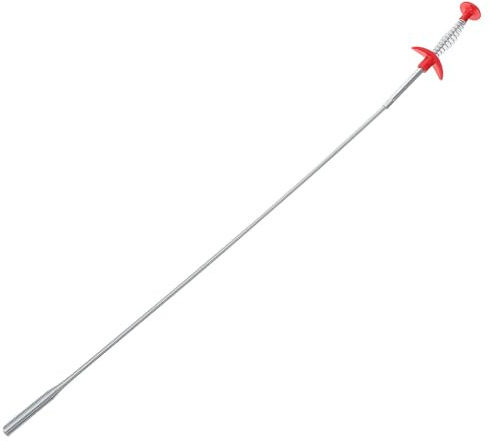 FUNOMOCYA Strumento di Presa Flessibile Artiglio per Pulizia Scarichi Pinza per Lavandino 60 CM in Acciaio Attrezzo Riutilizzabile per Rimuovere Chioma e Intasamenti in Cucina Bagno e