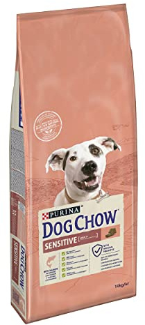 Purina Dog Chow Pienso para Perro Adulto con Digestión Sensible con Salmón, saco de 14kg