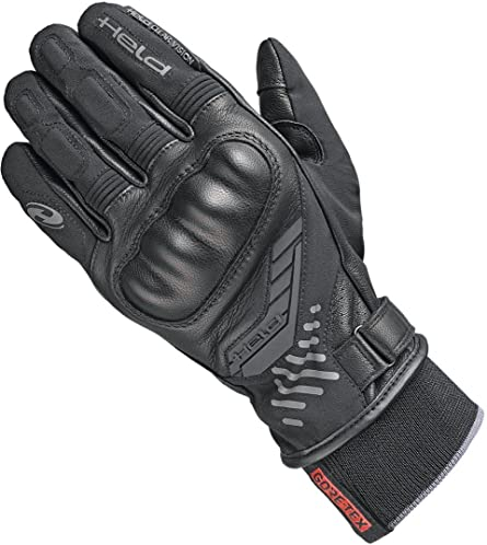 Held Madoc Gore-Tex wasserdichte Motorrad Handschuhe, schwarz, 7