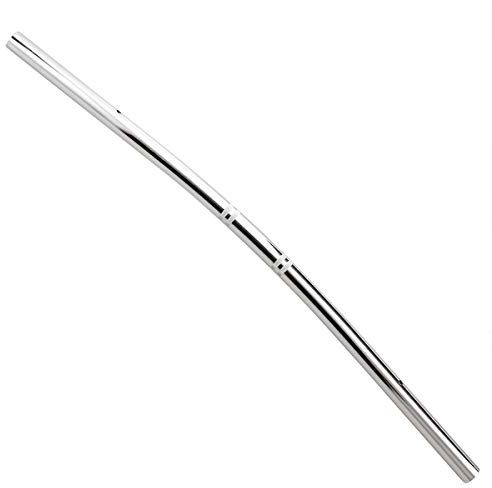 Guidon de moto universel 7/8 22 mm Argent