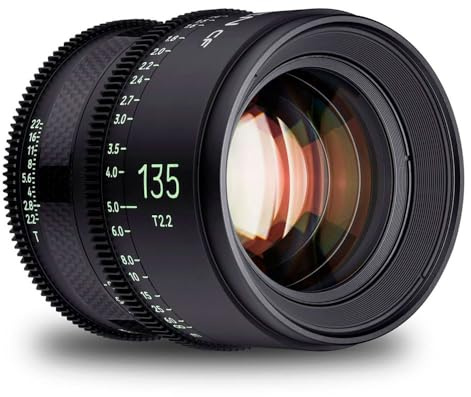 Samyang XEEN CF Cinema 135 mm T2,2 PL Formato Completo, Lente de vídeo para Montaje PL