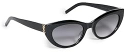 Saint Laurent SL M115 Damsolglasögon BLACK/GREY SHADED 54/20/140