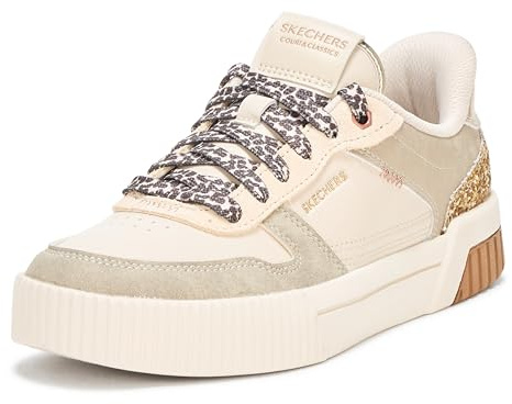 Skechers Court & Classics Womens,Jade - Radiant Roar,NTGD,7 M US