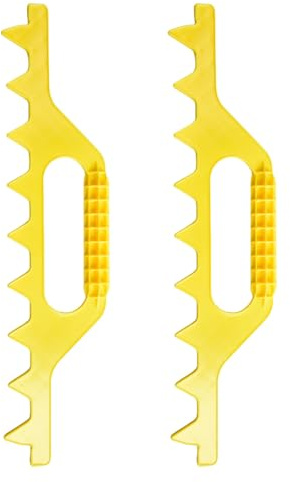 Herramienta de medición de escenario de 2 piezas, 8 marcos, espaciadores, rastrillos de plástico de alta precisión para herramienta de apicultura profesional, rastrillos de apicultura con diseño