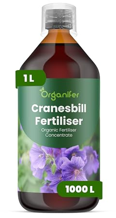 Organiskt flytande gödsel 1L för flerårig pelargon – stimulerar rötter och blomning - Organifer