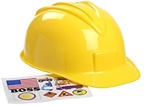 Aeromax Jr. Construction Helmet with Stickers