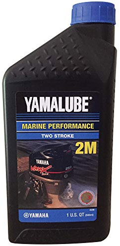 YAMAHA Yamalube 2M 2-Stroke Outboard Engine Oil, Quart