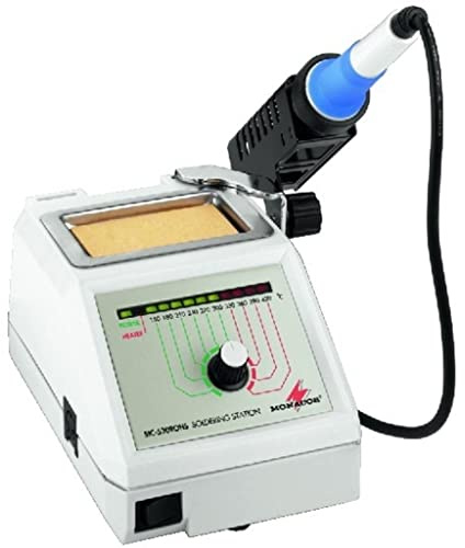 Monacor SIC-520ROHS Lötstation, 48 W, speziell für bleifreies Löten gemäß EU-Richtlinie (RoHS).
