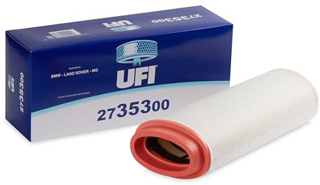 UFI Filters, Filtro Aria 27.353.00, Filtro Aria per Ricambio, Adatto a Auto, Applicabile su Diversi Modelli BMW, BMW Alpina, Land Rover, MG e Rover