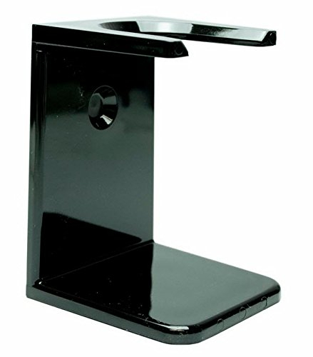 Golddachs Rasierpinsel-Halter, Kunststoff, schwarz