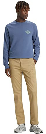 Dockers Men's, ALPHA ORIGINAL KHAKI Pants, New British Khaki, 34W / 32L