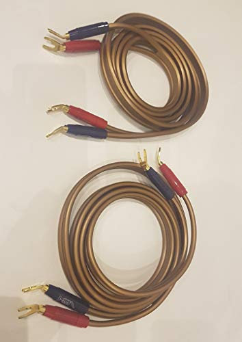 VAN DEN HUL D-352 HYBRID SPADES 2M COPPIA CAVI DIFFUSORI TERMINATI NUOVI