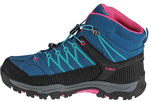 CMP Kids Rigel Mid Shoe Wp Trekking-Schuhe, Deep Lake Baltic, 35 EU