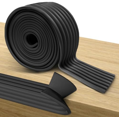 RANJIMA Protezioni per Bordi 200cmx80mmx8mm, Universale Protezioni Multiuso Schiuma Autoadesivo Sicurezza dei Vostri Bambini e Neonati, Protettiva Antiurto Bordi Protettivi Angoli delle Pareti,Mobili