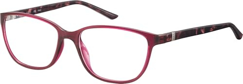 ELLE Woman Optical Prescription Eyewear Frames, Burdeos, 53 (M) Mujeres