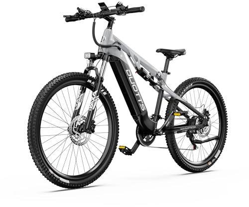 DUOTTS E29 Bici Eléctrica Adultos, Bicicletas Eléctricas de Montaña 27,5 Pulgadas, Ebike Motor 250W Batería 48V 13,5Ah Autonomía de 45-90 Km, Frenos Hidráulicos Suspensión Neumática y 14 Velocidades