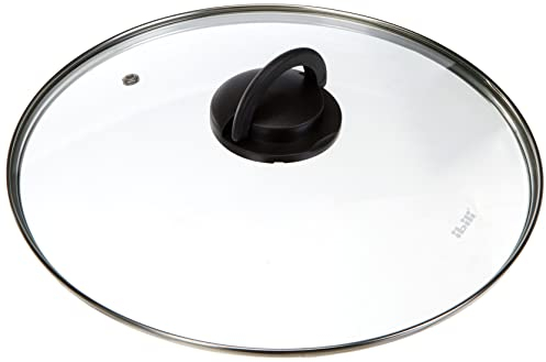 IBILI IB970928 Glasdeckel mit Poinee Piante, Glas, durchsichtig, 28 cm