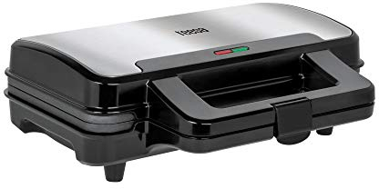 Teesa tsa3225 2 gofres Gofrera, Belgas, Negro