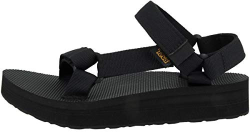 Teva Women's Midform Universal Wedge Sandal, Black, 11 UK
