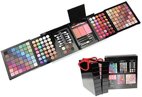 JasCherry 177 Couleurs Fard à Paupières de Maquillage Beauté Cosmétique Boîte de Stockage Organisateur Set avec Correcteur Bronzer Poudre à Sourcils Fard à joues et Brillant à lèvres #2