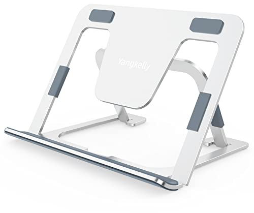 Tablet iPad Ständer Halterung Faltbar Verstellbar, Desktop Tablet Halter aus Aluminiumlegierung Zeichen ständer Handyhalter Dock für iPad 7 bis 12.9, Surfaces, Handys etc (Silber)