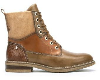 Pikolinos Botines Planos en Cuero ALDAYA para Señora Color Olive