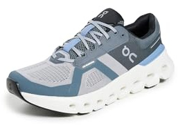 On Herren Cloudrunner 2 Sneaker, Legierung/Chambray, 13