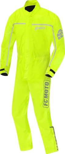 FC-Moto Rain Tuta antipioggia Moto Intero, giallo, S