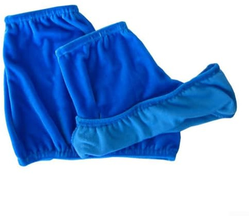 Yuanpgky Copertura protettiva per scarponi da pattinaggio artistico, per pattini da ghiaccio, compatibile con hockey e pattini artistici, protezione elastica anti-sporco per scarpe (blu)