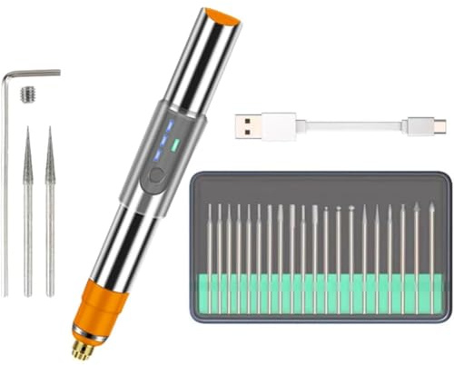 Aundhegrtt Kit D'Outils de Gravure - Compatible avec le Métal, le Bois, la Pierre, Gravure de Haute Précision, Parfait pour la Fabrication de, la Création Artistique.