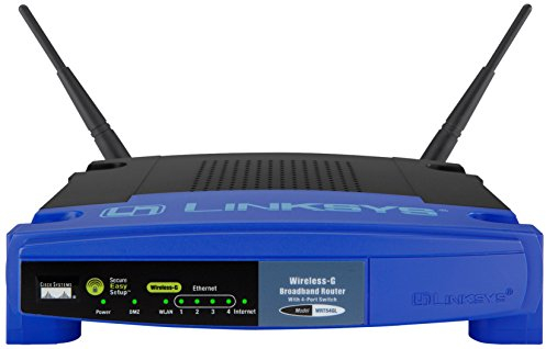 Linksys WRT54GL-EU - Router Wi-Fi Wireless-G (2 Antenas externas, 4 Puertos Fast Ethernet, 2,4 GHz, 54 Mbps), Azul