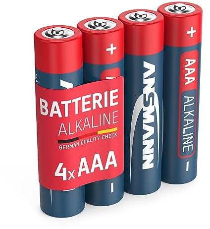 batterie LR03 longlife alcaline ANSMANN Rouge pile alcaline AAA Micro (4-pack)