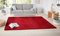 Hanse Home Nasty Teppich – Wohnzimmerteppich Flauschiger Kurzflor Einfarbig Unifarben für Esszimmer, Wohnzimmer, Kinderzimmer, Flur, Schlafzimmer, Küche – Uni Rot, 140x200cm