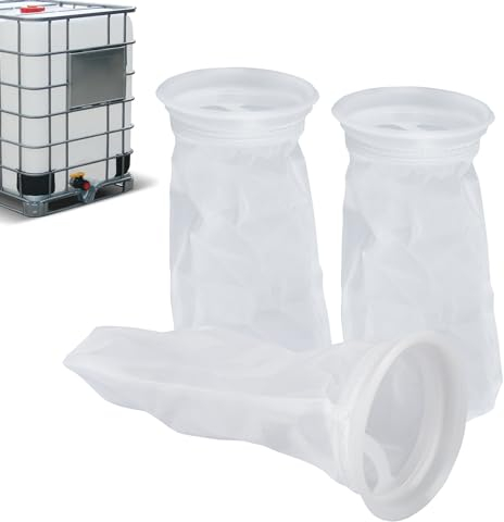 Fizdoqg 3 Stück IBC Filter Deckelfilter IBC Deckelfilter Regenwasserfilter IBC Tank Filter IBC Deckel Filter IBC Container IBC Ersatzfilter Nylon Filter für Filterset Regenwassertank IBC Regentonnen