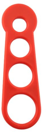 Generic Misuratore per spaghetti, strumento di misurazione per tagliatelle da cucina, misuratore per pasta a 4 fori con 1 pezzo, materiale in polipropilene, 18,5 x 5,5 x 2,8 cm (lunghezza x larghezza